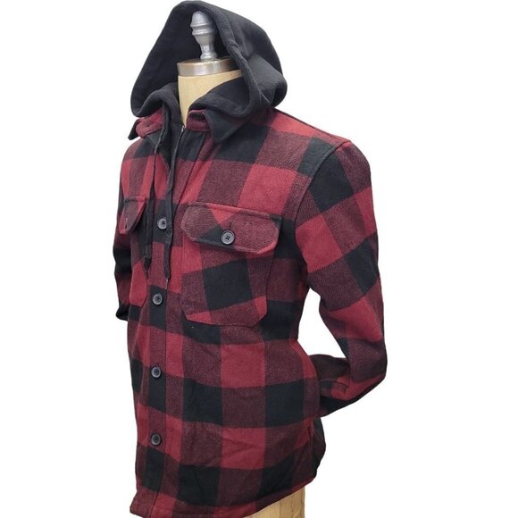 HEDGE Sherpa Plaid Jacket Men's. Size XL. New With Tags $162 - Picture 4 of 9